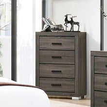 Load image into Gallery viewer, 1 Piece Chest Bar Handle Bedroom Furniture With Texture And Clean Lines - Gray
