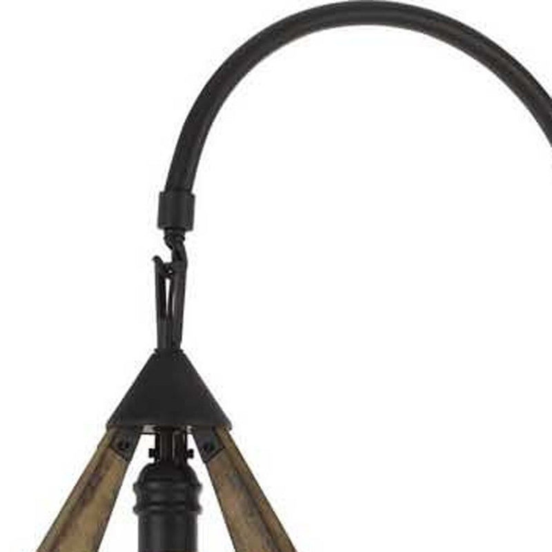 Traditional Shaped Floor Lamp - Black