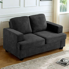 Load image into Gallery viewer, Modern Loveseat, Comfortable 2 Seater Couch With Deep Seating, Loose Back Cushions, Wide Arms
