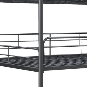 Furniture   Triple Bunk Bed, FULL/FULL/FULL, black