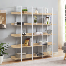 Load image into Gallery viewer, Vintage Industrial 5 Tier Bookcase
