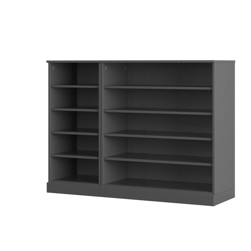 Solid Woodshoe Storage Cabinet (755949) - Gray