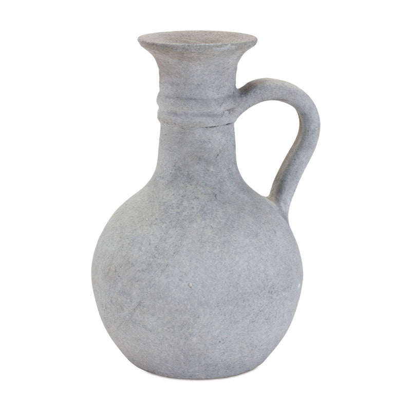 Round Pitcher Vase (632618) - Gray
