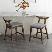Load image into Gallery viewer, Hester - Upholstered, Square Bar Chair (Set of 2)
