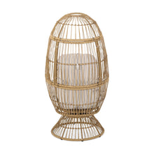 Load image into Gallery viewer, Patio Swivel Basket Egg Chair With Cushion
