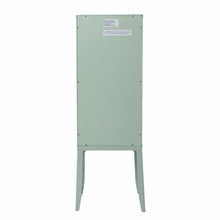 Load image into Gallery viewer, Pale Crosshatch Accent Storage Cabinet - Green
