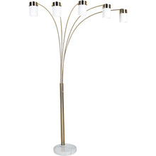 Load image into Gallery viewer, Five Metal Floor Lamp - Light Gold
