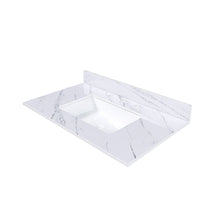 Load image into Gallery viewer, Bianco Carrara Venato Elegant Marble Vanity Top, Bathroom Vanity With Undermount Sink, Sintered Stone
