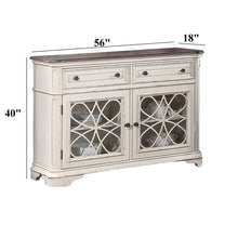 Load image into Gallery viewer, Server Drawers Storage Cabinet For Dining Room
