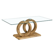 Load image into Gallery viewer, Contemporary Style Glass Top Coffee Table
