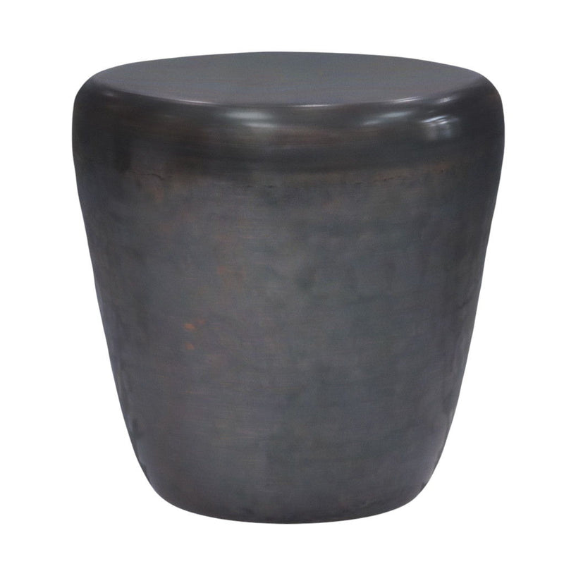 22" Metal Round End Table - Copper