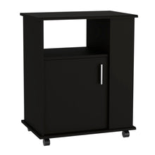 Load image into Gallery viewer, Wood Accent Cabinet With Single Door - Black
