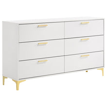 Load image into Gallery viewer, Karena - Rectangular 6 Drawer Dresser - White
