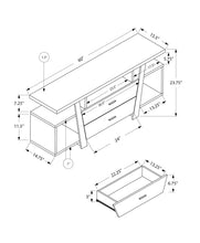 Load image into Gallery viewer, TV Stand, Console, Media Entertainment Center, Storage Drawers, Contemporary &amp; Modern - Taupe

