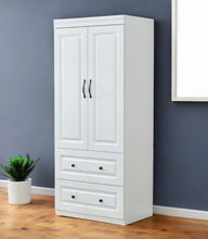 Load image into Gallery viewer, 74" Two Door Two Drawer Combo Dresser - White
