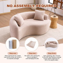 Load image into Gallery viewer, Tai Chi - Curved Dual Depth Loveseat
