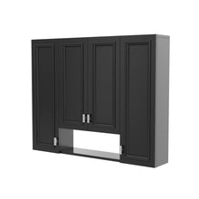 Load image into Gallery viewer, Wall Mounted Bathroom Cabinet With 5 Adjustable Shelves
