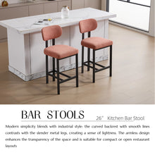 Load image into Gallery viewer, Modern Counter Height Stools (Set of 2)
