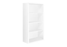 Load image into Gallery viewer, Adjustable Four Tier Bookcase (333357) - White
