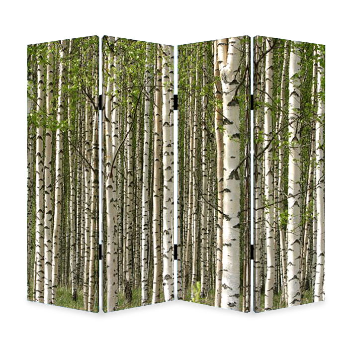 Wood Canvas Prolific Forrest Screen - Multi Color
