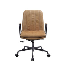 Load image into Gallery viewer, Eclarn - Top Grain Leather Office Chair - Brown
