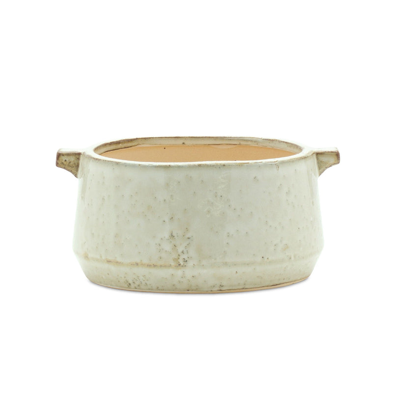 Round Pot Planter - Gray / Clay