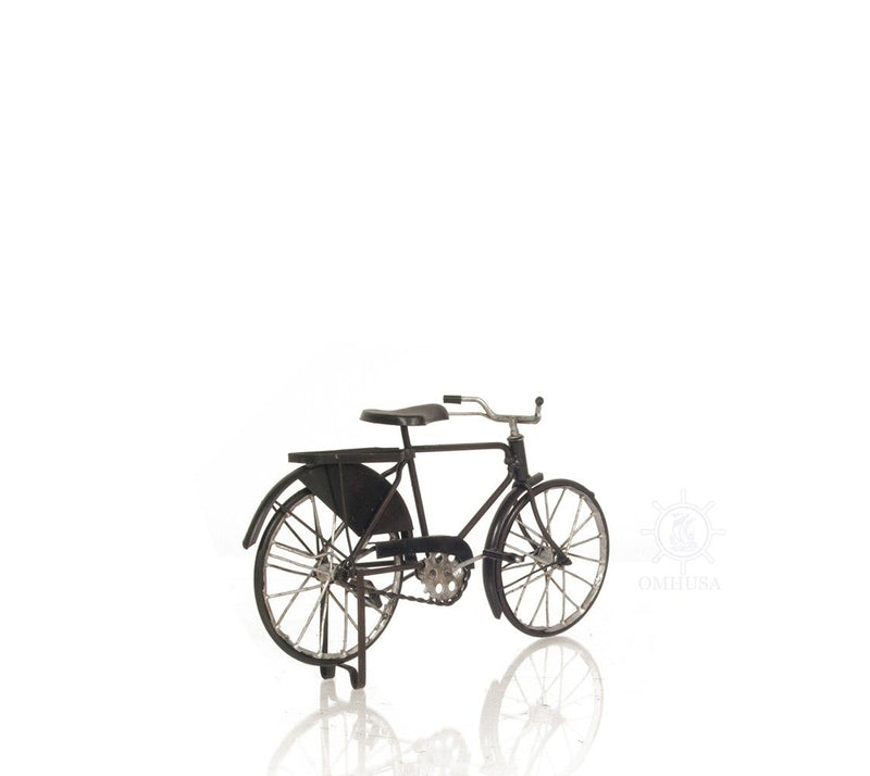 Hand Painted Bicycle Sculpture - Gray