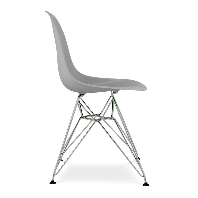 Steel Dining Side Chair - Gray