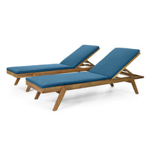 Load image into Gallery viewer, Nebulon - Outdoor Adjustable Chaise Lounge With Water Resistant Cushions (Set of 2)
