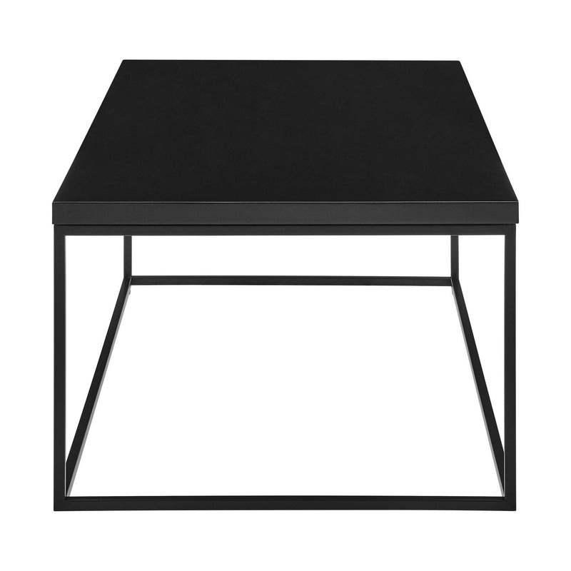 Metal Square Coffee Table - Black