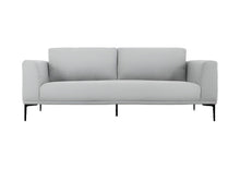 Load image into Gallery viewer, Black Legs Sofa - Light Gray
