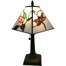 Load image into Gallery viewer, 15" Metal Candlestick Table Lamp With White Empire Shade - Dark Brown
