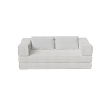 Load image into Gallery viewer, 3 Seat Folding Floor Couch &amp; King Size Bed Mattress

