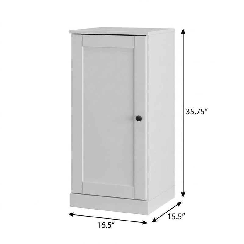 Ten Pair Solid Woodshoe Storage Cabinet (752111) - White