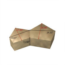 Load image into Gallery viewer, Irregular Pentagon Nesting Coffee Table Set

