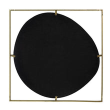 Load image into Gallery viewer, 32" Square Iron Framed Accent Mirror - Gold
