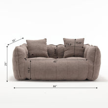 Load image into Gallery viewer, Cozy Beanbag Chair With High Resilience Foam Core For 2
