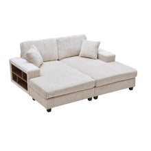 Load image into Gallery viewer, Convertible Sectional Sofa, Sleeper Oversized Living Room Lounge
