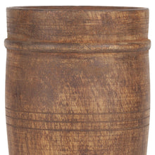 Load image into Gallery viewer, Reclaimed Cylinder Table Vase - Brown
