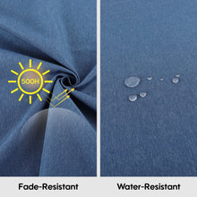 Load image into Gallery viewer, 2 Piece Outdoor Chaise Lounge Chair Cushion Set
