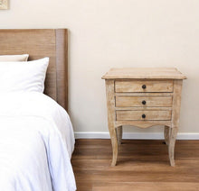 Load image into Gallery viewer, 29" Three Drawer Nightstand - Light Brown
