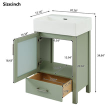 Load image into Gallery viewer, Bathroom Vanity With Ceramic Sink And Ample Storage, Ideal For Small Bathrooms
