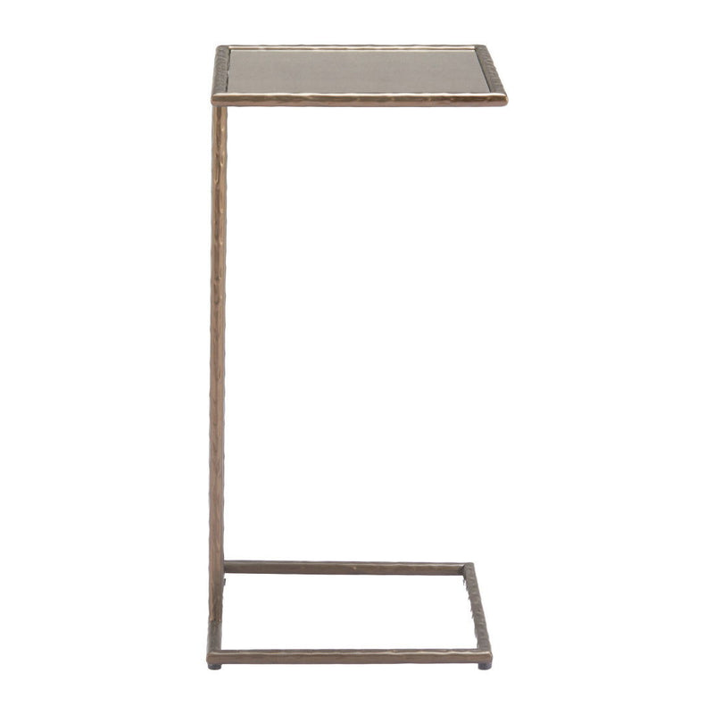 25" Pedestal End Table - Bronze