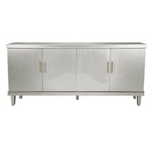 Load image into Gallery viewer, 4 Door Cabinet With Adjustable Shelves, Large Storage For Living Room - Champagne
