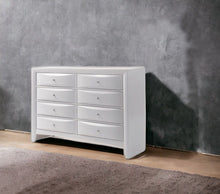 Load image into Gallery viewer, Solid Wood Eight Drawer Double Dresser - White
