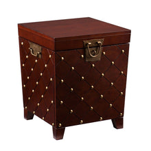 Load image into Gallery viewer, Manufactured Wood Square End Table - Brown
