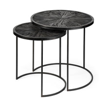 Load image into Gallery viewer, Round End Table (Set of 2) - Black
