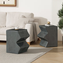 Load image into Gallery viewer, Rectangular Outdoor Indoor Accent Side Table (Set of 2)
