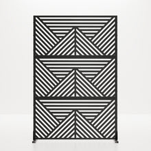 Load image into Gallery viewer, Three Panel Screen Room Divider (720069) - Black
