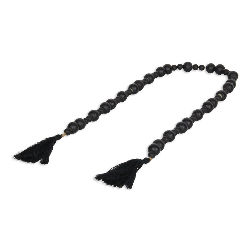 Hand Painted Decorative Tassel - Black